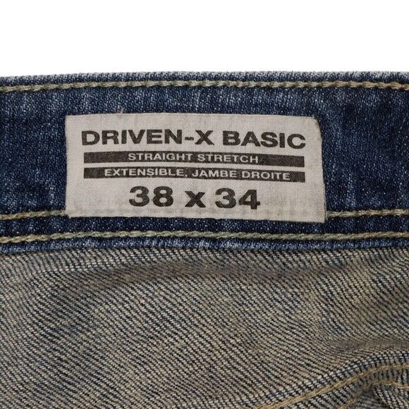 Buffalo David Bitton Jeans Mens 38x34 Measures 40x33 Driven X Basic Straight - Picture 3 of 11